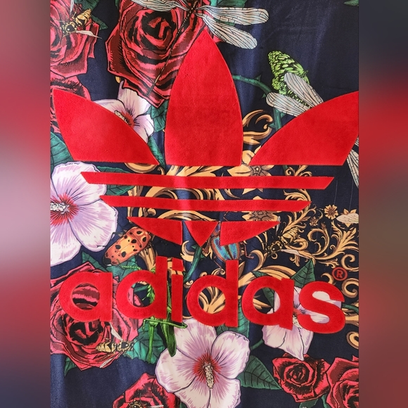 ADIDAS x RITA ORA Superstar Roses Baroque Butterflies Blue Red Track Jacket XS - Picture 7 of 16